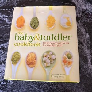 The Baby & Toddler Cookbook - Yellow Cover